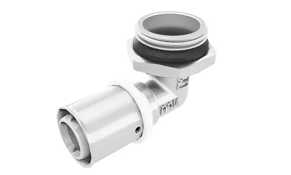 زانو 90 درجه روپیچ پرسی با مهره تنظیم "32mmx1 - (    ) 