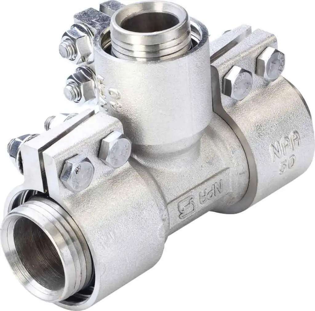 سه راهی تبدیل کلمپی 50x40x50mm - (  99020170786  ) 