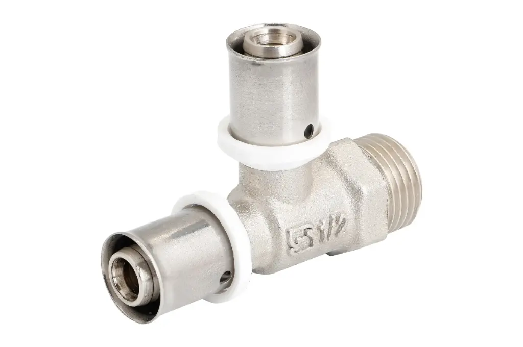 سه راهی روپیچ پرسی "16x16mmx1/2(مخصوص شیر توکار) - (  99020120810  ) 