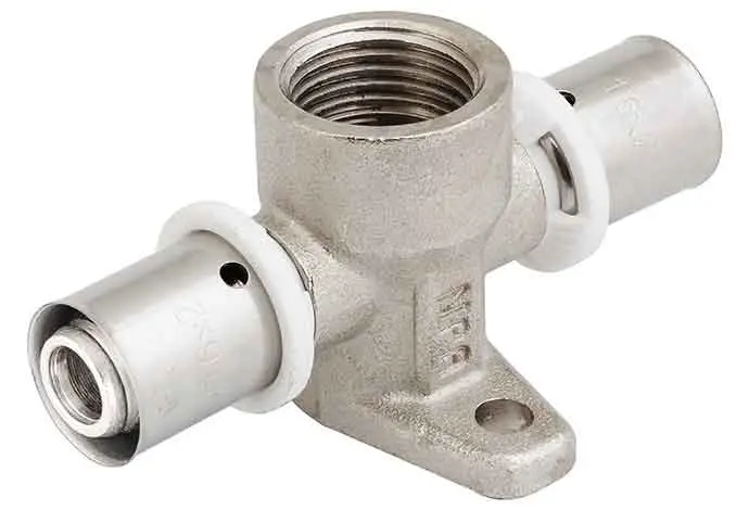 سه راهی صفحه دار توپیچ پرسی 20mmx1/2"x20mm - (  99020121314  ) 