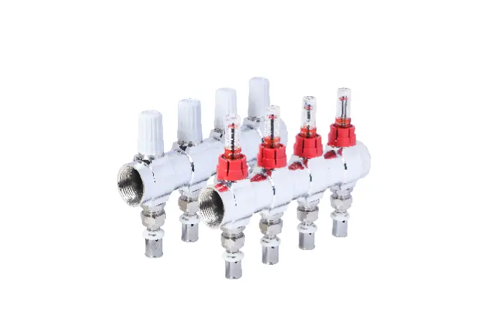 کلکتور ترموستاتیک رفت و برگشت فلومتردار پرسی (7b) 1"x16mm - (  99020113467  ) 