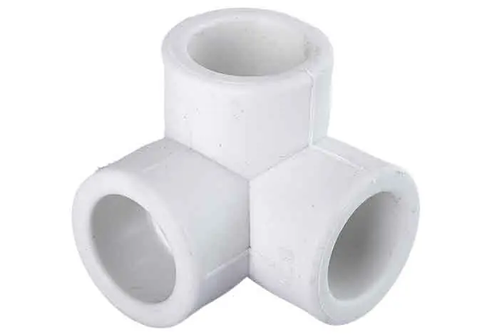 سه راهی سه کنج سفید 25mm - (  99010213210  ) 