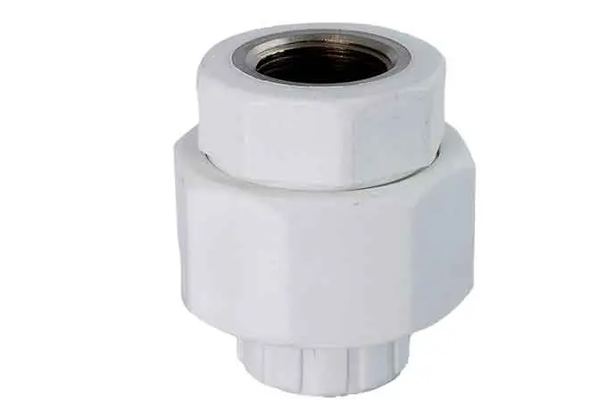 مهره ماسوره تلفیقی بوشن فلزی سفید "25mmx3/4