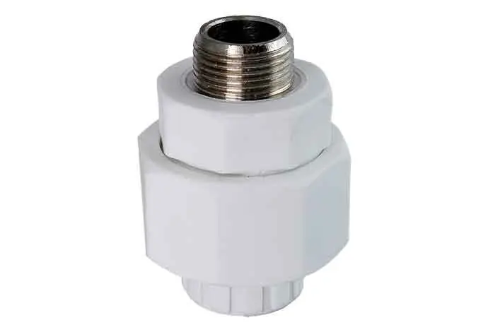 [855341913] مهره ماسوره تلفیقی مغزی فلزی سفید "25mmx3/4 - (  99010224533  ) 