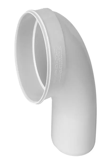 [855382468] زانو 87  درجه خمدار  90mm PVC-U - (  99260138990  ) 