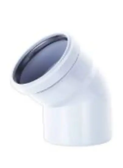 زانو پوشفیت سایلنت 45 درجه 75mm - (  99050232445  )  - 