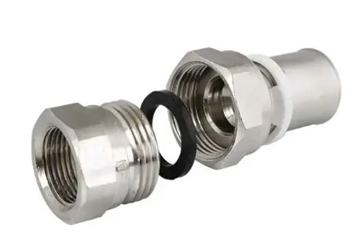 [855161778] رابط توپیچ با مهره ماسوره پرسی "25mmx3/4