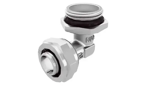 [855211366] زانو 90 درجه روپیچ کوپلی با مهره تنظیم "32mmx1 - (    ) 