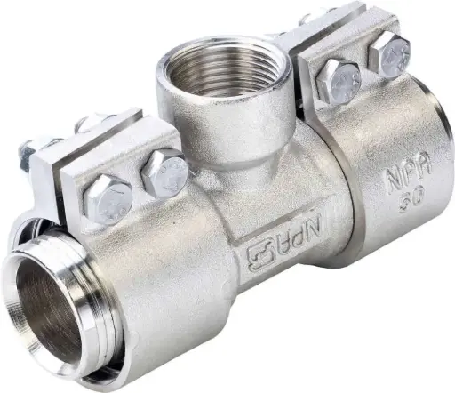 [855241642] سه راهی توپیچ کلمپی 40mmx3/4"x40mm - (  99020171776  ) 