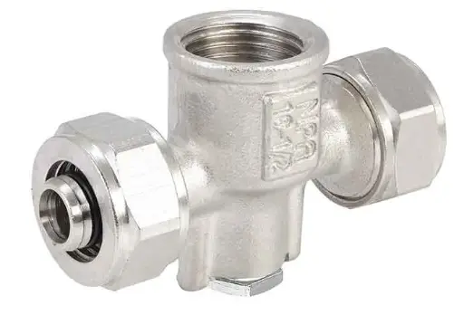 [855212610] سه راهی دیواری کوپلی 20mmx1/2"x20mm - (  99020161714  ) 