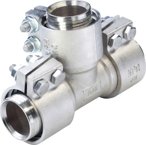 [855221514] سه راهی کلمپی 63mm - (  99020170722  ) 