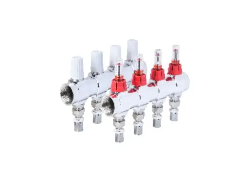 [855312408] کلکتور ترموستاتیک رفت و برگشت فلومتردار پرسی (8b) 1"x16mm - (  99020113468  ) 