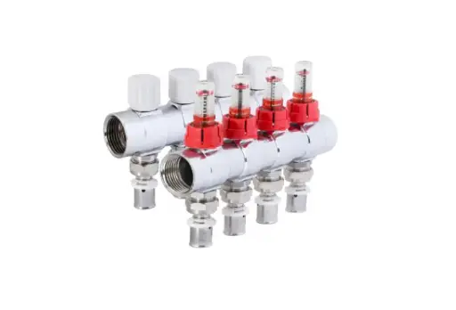 [855312356] نیو کلکتور گرمایشی رفت و برگشت فلومتردار پرسی (6b) 1"x16mm