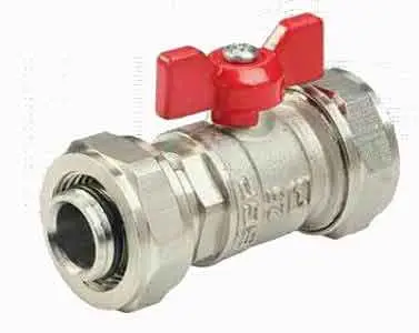[861641182] شیر دوسرکوپلی 16mmX16mm  آبی و قرمز