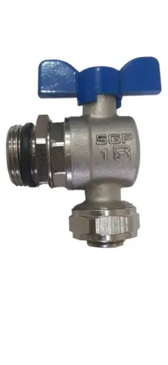 [861641356] شیر زانویی کوپلی روپیچ با مهره تنظیم  25mmX1