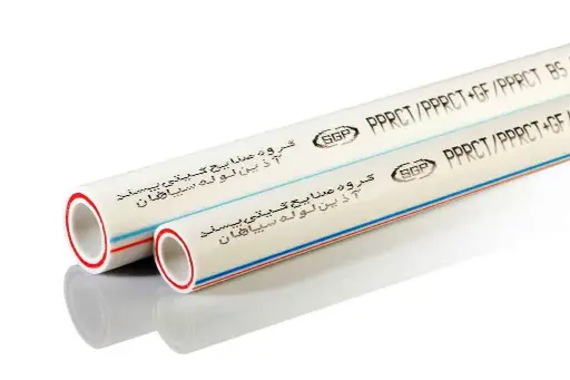[819121125] لوله سه لایه سفید 125mm  PP-RCT