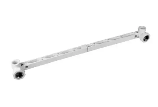 [855341409] زانو زوج رادیاتوری500mm یکسر بوشن فلزی سفید "20mmx1/2 - (  99010223308  ) 