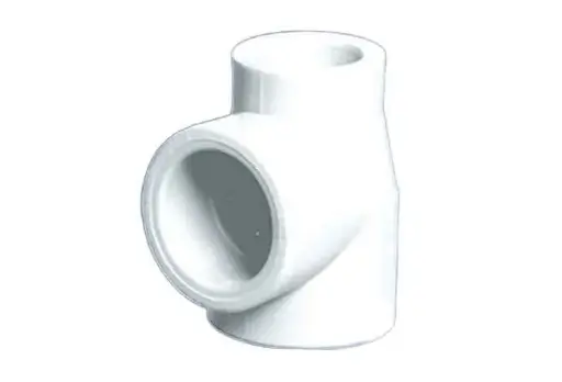 [855321637] سه راهی تبدیل سفید 50x25x50mm - (  99010213562  ) 