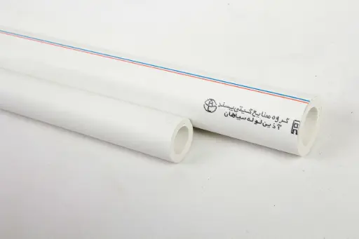 [819161040] لوله تک لایه سفید 40mm   PP-RCT - (  99010360040  ) 