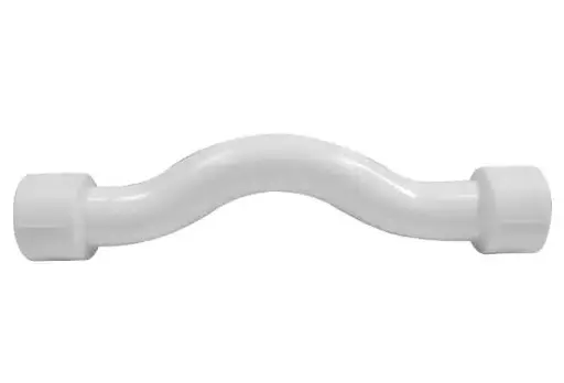 [855321755] لوله خم دوسر بوشن سفید 25mm - (  99010216210  ) 
