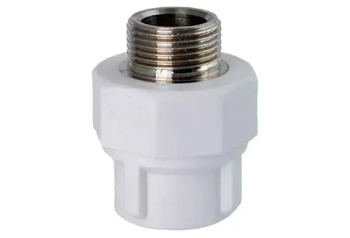 [855341209] مغزی یکسر فلزی سفید "25mmx1/2 - (  99010221211  ) 