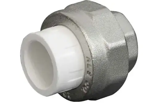 [855341805] مهره ماسوره بوشن فلزی سفید "25mmx3/4