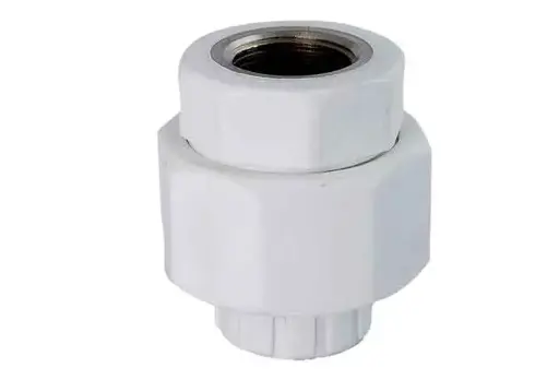 [855341909] مهره ماسوره تلفیقی بوشن فلزی سفید "25mmx3/4
