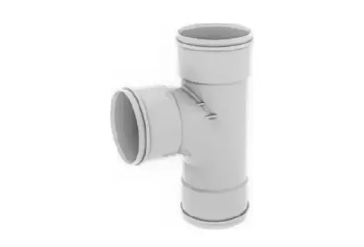 [855382561] سه راهی سه سر کوپل 87 درجه 110mm PVC-U