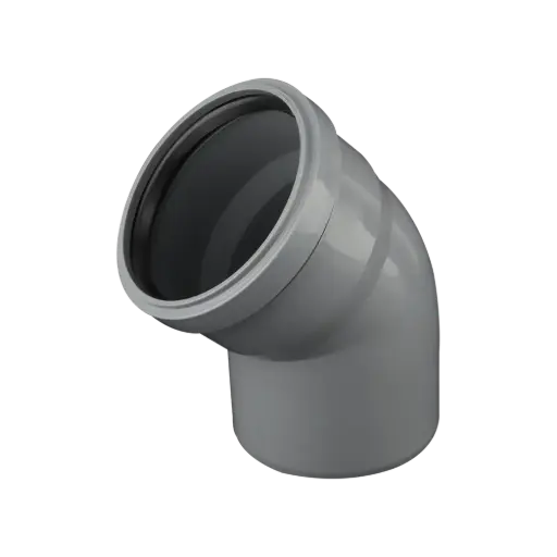 [855361518] زانو پوشفیت 45 درجه 75mm - (  99050230445  )  - 