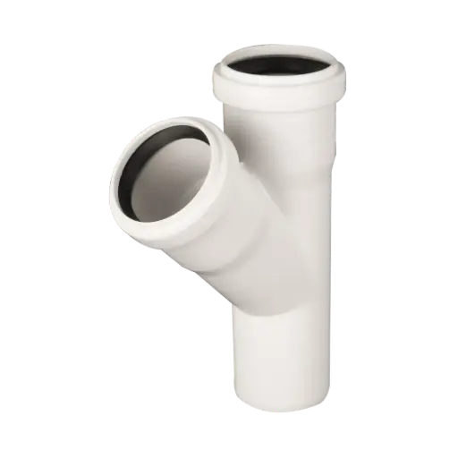 [855362214] سه راهی پوشفیت سایلنت 45 درجه 50x75mm - (  99050244420  )  - 